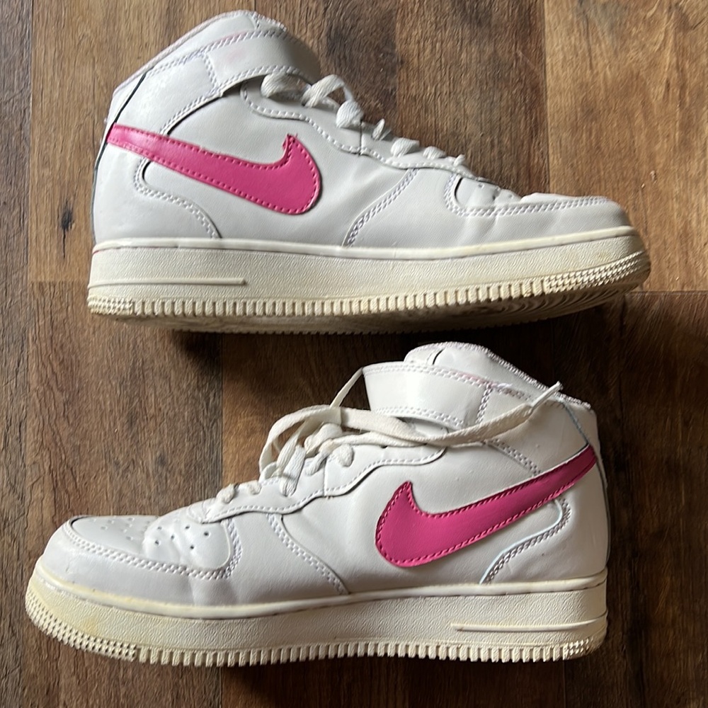 Custom bling Nike Air Force ones high top size mens 7 - Picture 3 of 8